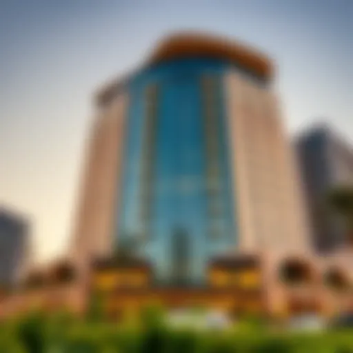 Stunning facade of the Obaidullah Building showcasing modern architecture
