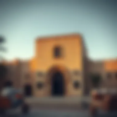 Cultural heritage site showcasing Dubai's past