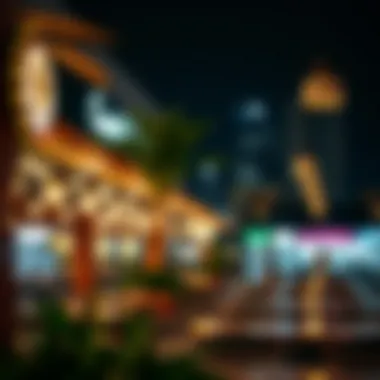 Key Locations for Café Success in Dubai Map highlighting prime locations in Dubai for cafés