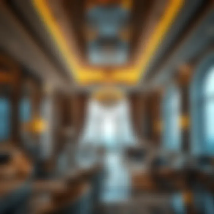 Luxurious Interior Design of قاعه الخبيصي Interior of قاعه الخبيصي highlighting luxurious design features