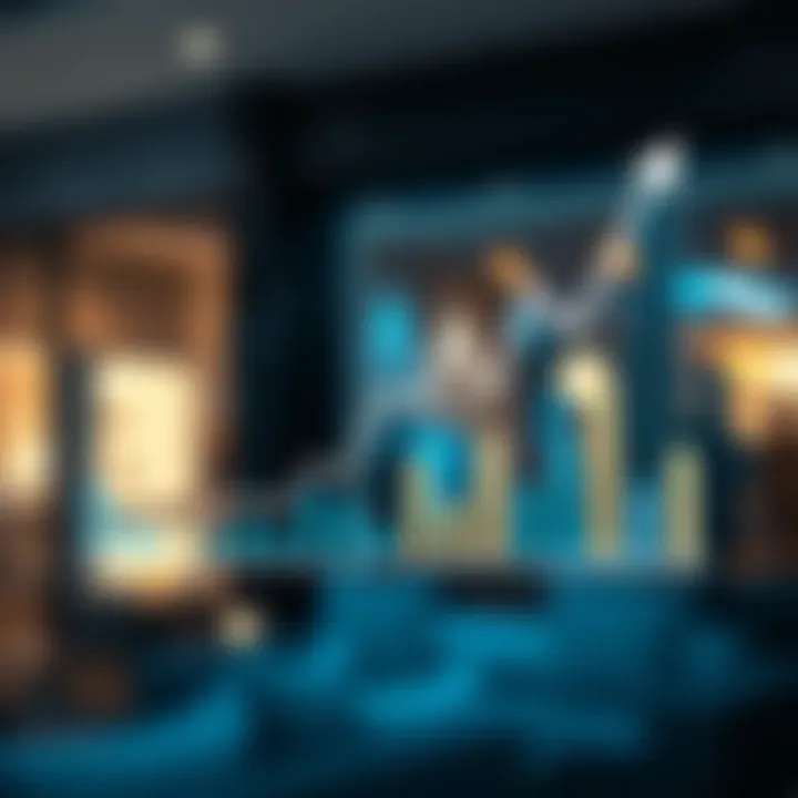 Graph depicting current real estate market trends in the UAE