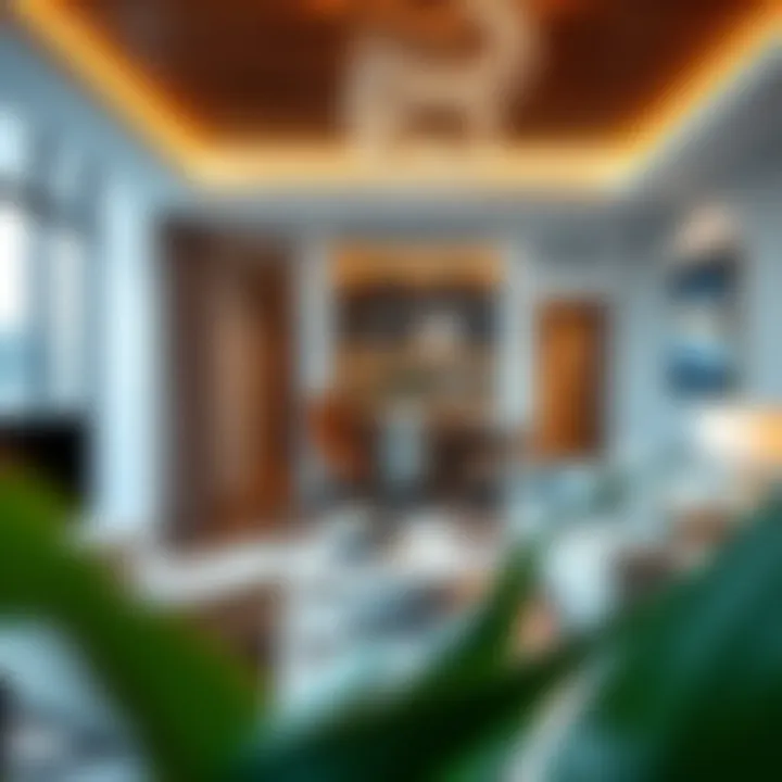 Interior of a rental apartment in Shurooq Mirdif
