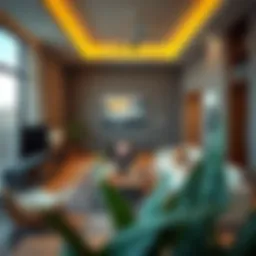 Modern apartment interiors in Nad Al Hamar