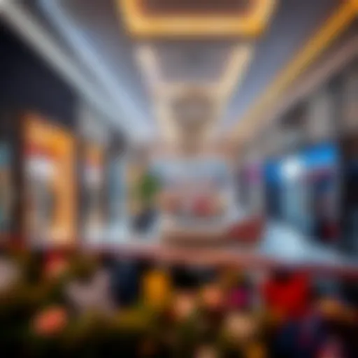 Showcasing a contemporary retail environment in a thriving area. Modern retail space in Al Quoz 4