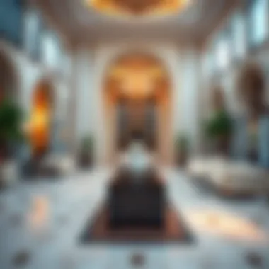 Stunning architectural design of a royal lounge property