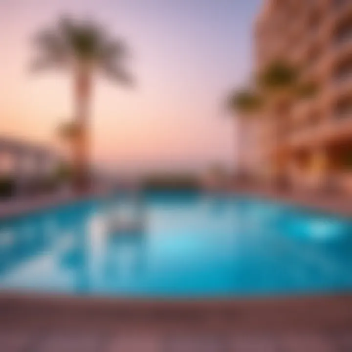 Refreshing Pool Area at Savoy Suites Swimming pool at Savoy Suites Hotel Apartments