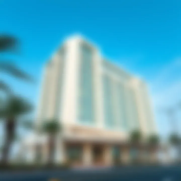 Stunning exterior view of Sheikh Suroor Building showcasing modern architecture