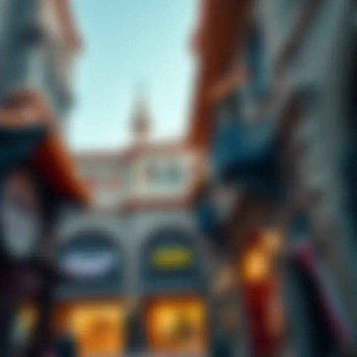 Architectural Elegance of Souk Al Mina Intricate architectural details of Souk Al Mina's facade