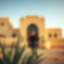 Exterior view of Souk Marfa showcasing its architectural design