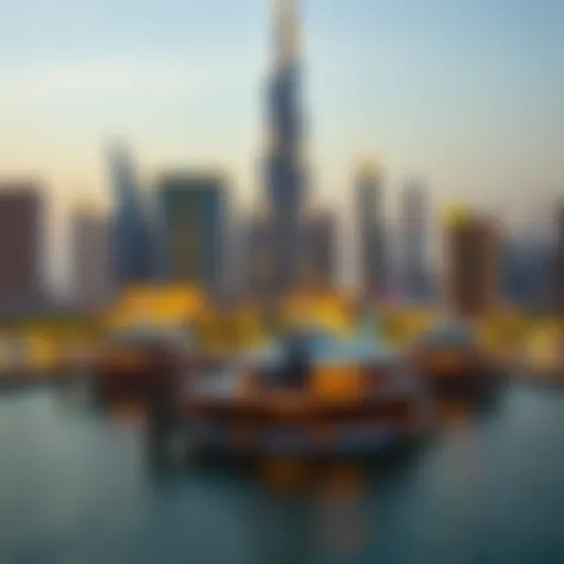 Luxurious Dubai skyline showcasing modern architecture