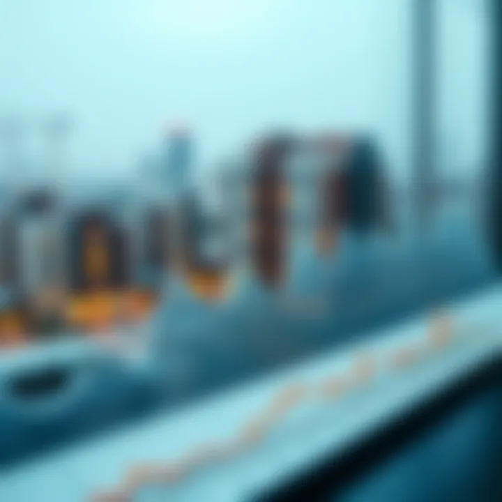 Graph illustrating rental price trends in Dubai