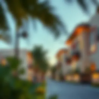 Tranquil residential neighborhood in Dubai