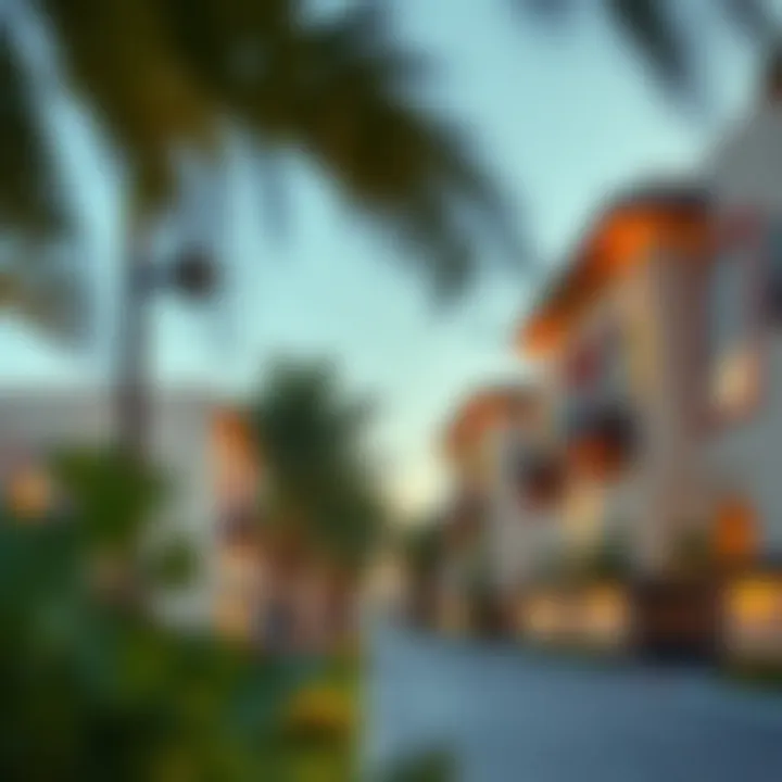 Tranquil residential neighborhood in Dubai