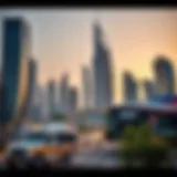 Stunning skyline of the DIFC area showcasing modern architecture