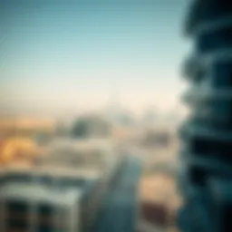 Aerial view of Dubai's skyline showcasing iconic architecture