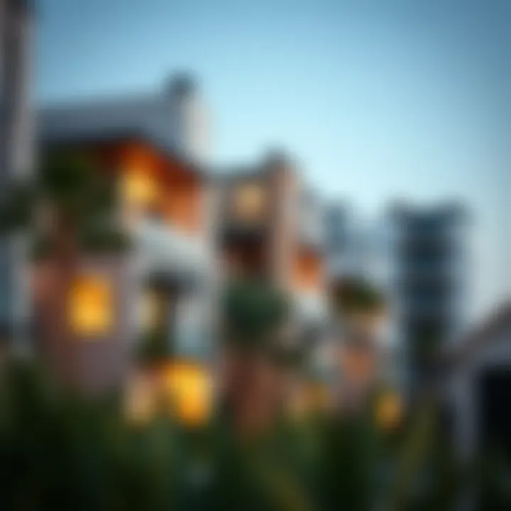 Modern residential properties emphasizing diverse real estate options