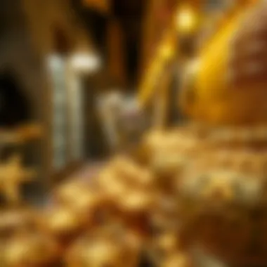 Intricately designed gold artifacts reflecting the rich cultural heritage