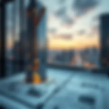 Architectural blueprint showcasing the innovative design of Iris Tower