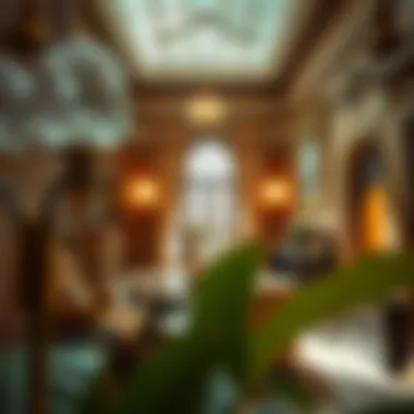 Interior view highlighting the cultural elements of the Juma Al Majid Building