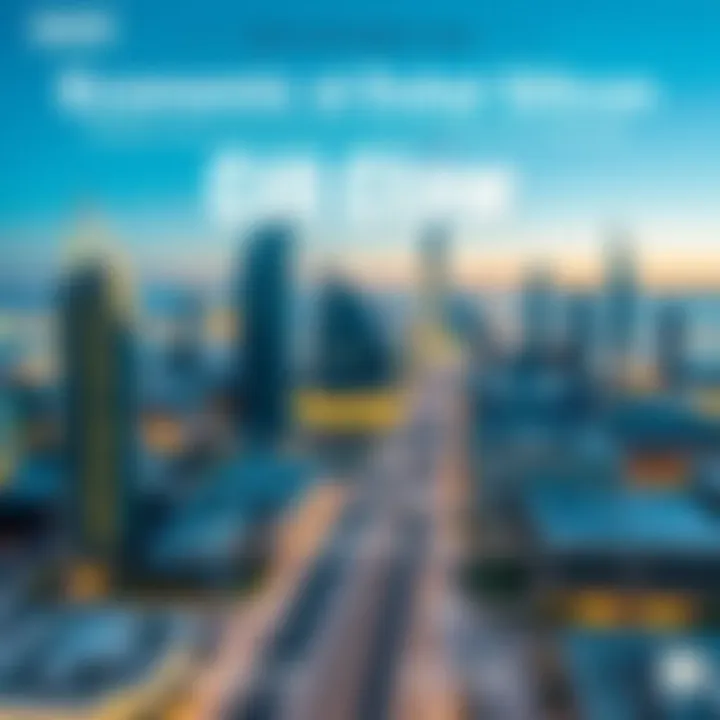 Infographic highlighting key economic impacts of Dubai Silicon