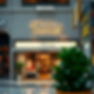 Charming boutique storefront in Dubai Mall offering unique fashion items