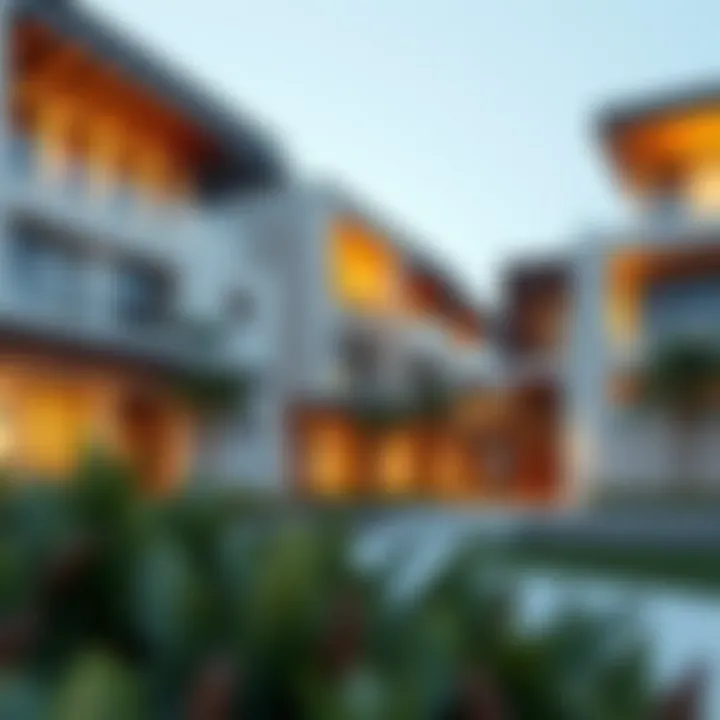 Luxury residential properties in Meydan showcasing modern architecture