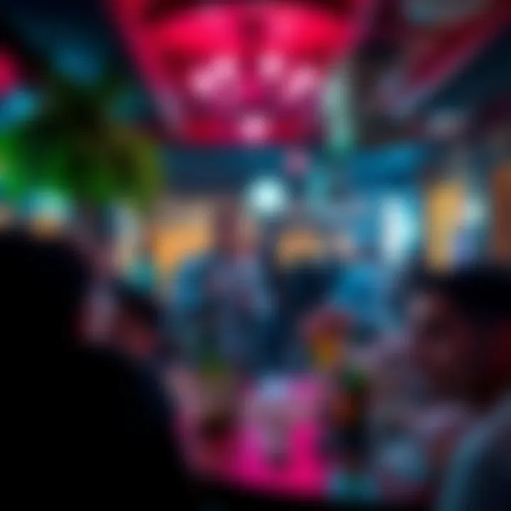 Vibrant social scene at نيكي بيتش