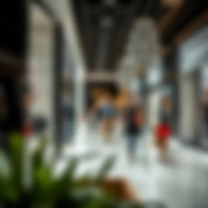 A close-up of high-end fashion brands available at Dubai's outlets, featuring luxury items and discounts.