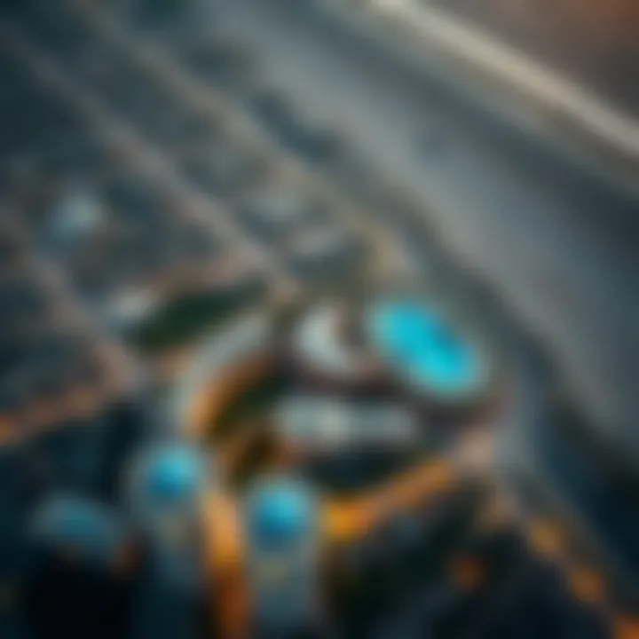 Aerial view of Meydan highlighting strategic location