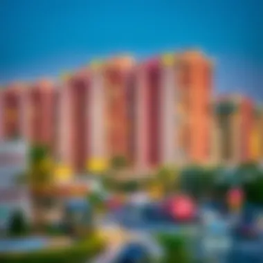 Vibrant Urban Landscape Shaped by Developers Vibrant urban landscape shaped by developers