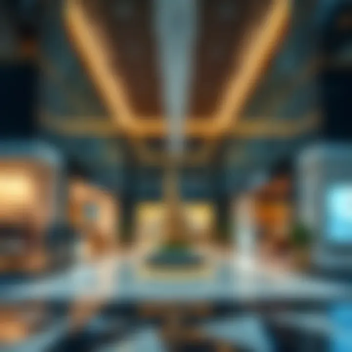 Luxury Retail Experience in Dubai Malls Luxurious interior of a high-end retail space