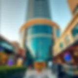 A stunning view of the WTC Souk exterior showcasing its modern architectural design