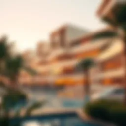 A stunning view of Vida JLT showcasing its modern architectural design