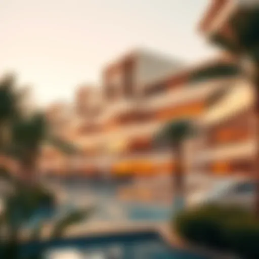 A stunning view of Vida JLT showcasing its modern architectural design