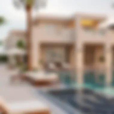 Luxurious amenities and lifestyle of villa beach living