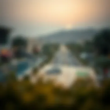 Map of Al Warqa, showing accessibility and nearby attractions