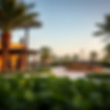 Vibrant community park in Al Warqa, illustrating local amenities