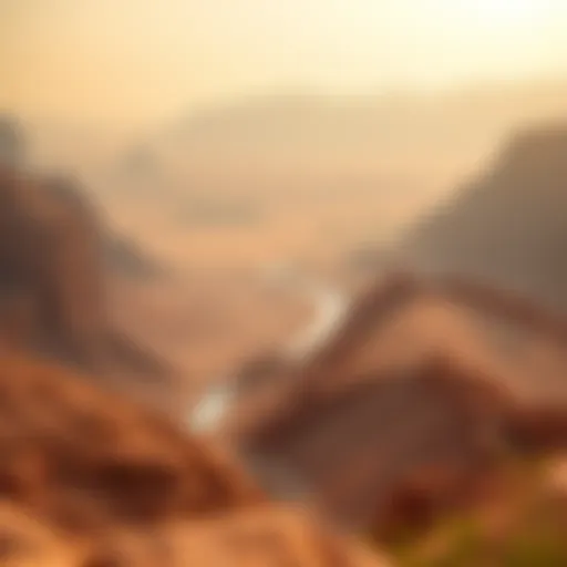 Breathtaking Scenery of Wadi Al Shab Stunning landscape view of Wadi Al Shab showcasing natural beauty