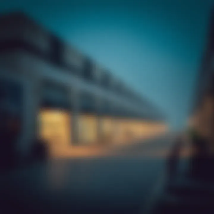 Map pinpointing strategic locations in Al Quoz