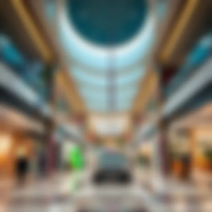 Interior design of Al-Musharraf Mall highlighting modern retail spaces