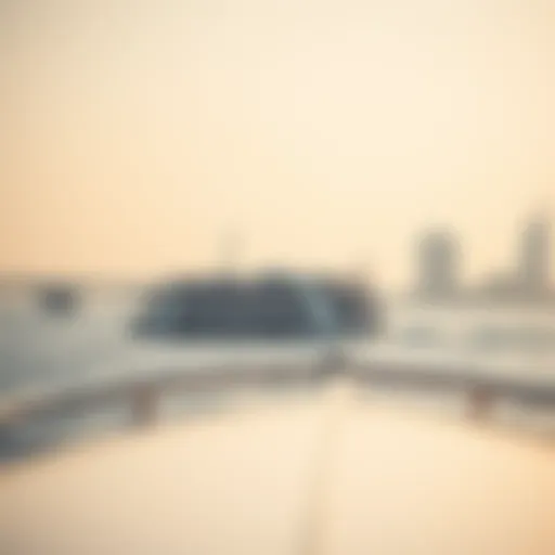 Experience the Serenity of Ferry Travel Ferry gliding across the waters of Sharjah