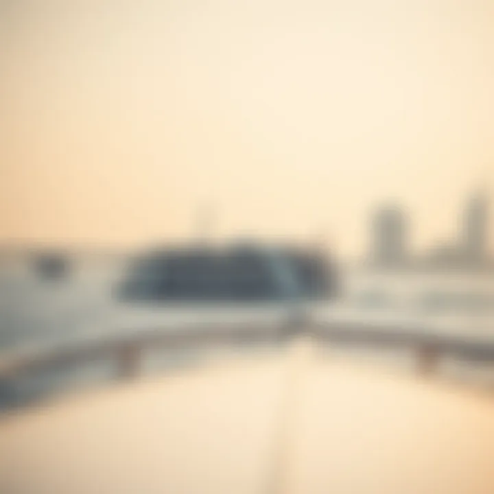 Experience the Serenity of Ferry Travel Ferry gliding across the waters of Sharjah