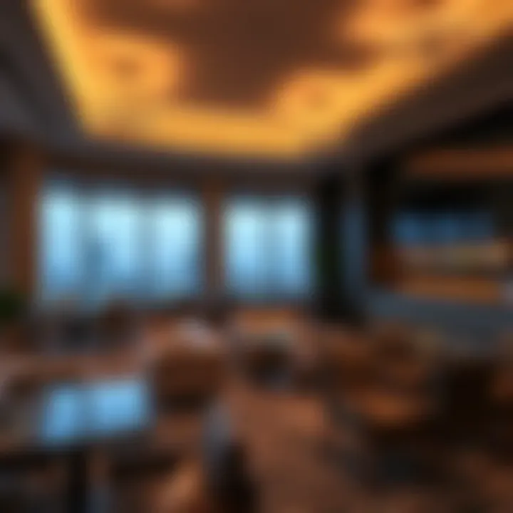 Business and leisure amenities available within Fifty One Tower