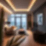 View of a modern one-bedroom apartment in Dubai