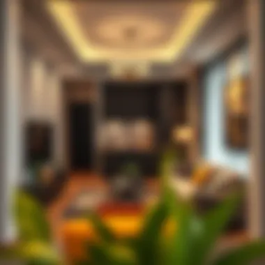 Cozy interior of a rental apartment in Al Hamr