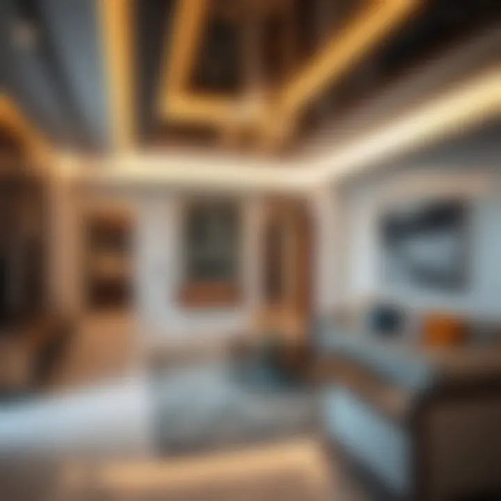 Luxurious interior of a residential unit in Ghoroob Mirdif