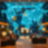 A digital map illustrating global connectivity