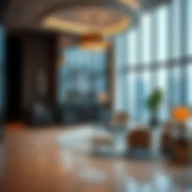 Interior design showcasing luxury within Grosvenor Tower