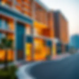 Luxurious exterior view of Hilton Dubai Al Seef showcasing modern architecture