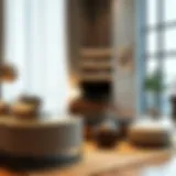 Stylish Living Room Accessories in Dubai Contemporary living room with elegant decor